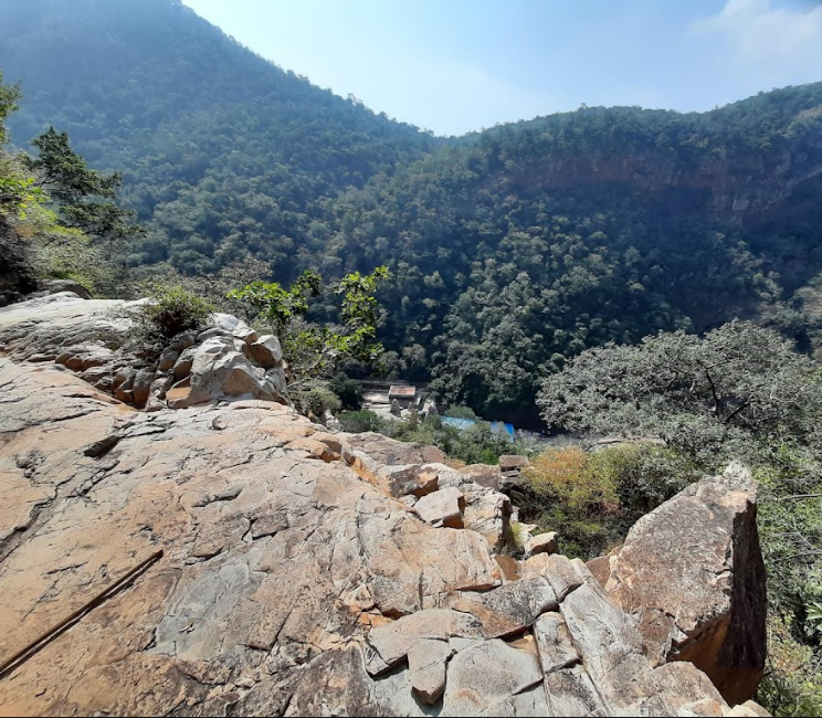 Breathtaking view of Nallamala valley from Prahaladha Badi