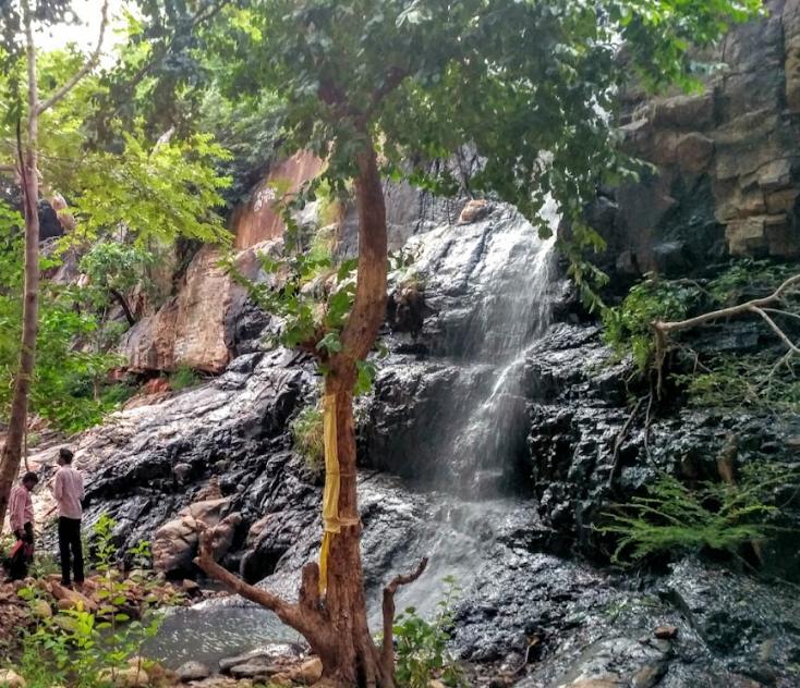 Beautiful waterfalls near Prahaladha Badi